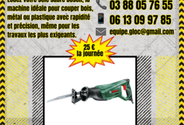Location outil Scie sabre Électrique Bosch près de Schweighouse-sur-Moder
