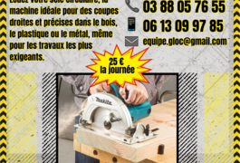 Location outil Scie circulaire Électrique près de Schweighouse-sur-Moder