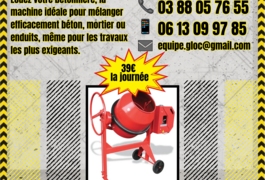 Location outil Bétonnière Électrique près de Schweighouse-sur-Moder