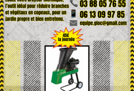 Location outil Broyeur de végetaux Thermique près de Schweighouse-sur-Moder