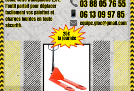 Location outil Transpalette Manuel près de Schweighouse-sur-Moder