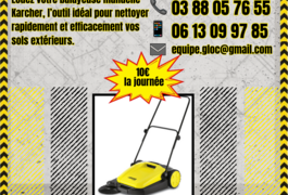 Location outil Balayeuse Karcher près de Schweighouse-sur-Moder