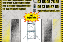 Location outil Échafaudage près de Schweighouse-sur-Moder