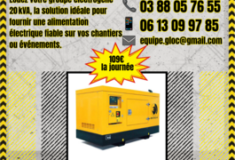 Location outil Groupe électrogène Thermique près de Schweighouse-sur-Moder