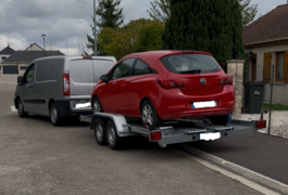 Location outil Remorque porte voiture Plus de 750kg près de Lavau