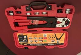 Location outil Pince de montage pour raccord à sertir multicouche ou PER près de Villeneuve-d'Ascq