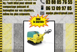 Location outil Plaque vibrante près de Schweighouse-sur-Moder