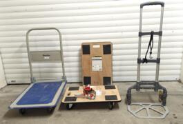 Location outil Lot de chariots +diable +dérouleur d adhésif pour carton Manutant près de Blois