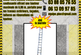 Location outil Échelle Coulissante près de Schweighouse-sur-Moder
