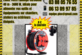 Location outil Rallonge électrique Enrouleur près de Schweighouse-sur-Moder