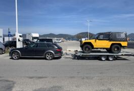 Location outil Remorque porte voiture Plus de 750kg près de Les Martres-de-Veyre