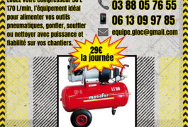 Location outil Compresseur Électrique près de Schweighouse-sur-Moder