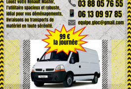 Location outil Utilitaire Plus de 10m3 près de Schweighouse-sur-Moder