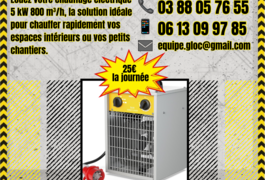 Location outil Chauffage Électrique près de Schweighouse-sur-Moder