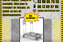 Location outil Chariot près de Schweighouse-sur-Moder