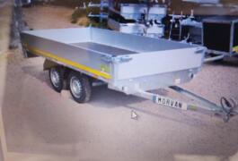 Location outil Remorque materiaux double essuiex près de Passais Villages