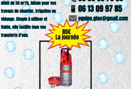 Location outil Pompe relevage près de Schweighouse-sur-Moder