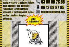 Location outil Pistolet à peinture Électrique Wagner près de Schweighouse-sur-Moder