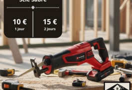 Location outil Scie sabre électrique Einhell près de Chantepie
