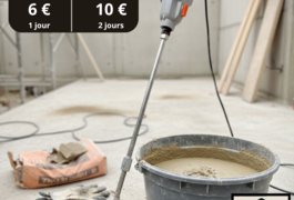 Location outil Malaxeur a enduits électrique près de Chantepie