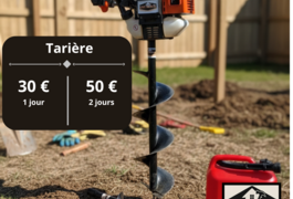 Location outil Tarière  près de Chantepie