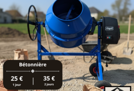 Location outil Bétonnière électrique près de Chantepie