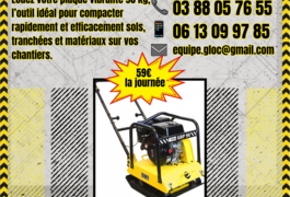 Location outil Plaque vibrante près de Schweighouse-sur-Moder