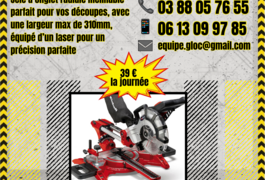 Location outil Scie à onglet Électrique Einhell près de Schweighouse-sur-Moder