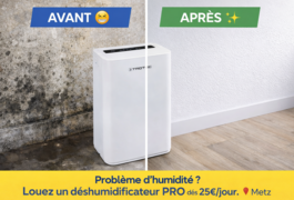 Location outil Déshumidificateur Électrique près de Metz