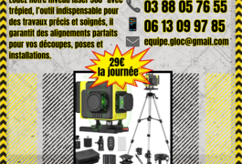 Location outil Niveau laser près de Schweighouse-sur-Moder