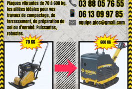 Location outil Plaque vibrante près de Schweighouse-sur-Moder