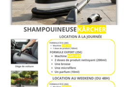 Location outil Shampouineuse Karcher près de Saint-André-de-Cubzac