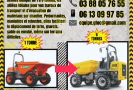 Location outil Dumper Thermique près de Schweighouse-sur-Moder