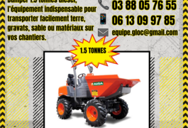 Location outil Dumper Thermique près de Schweighouse-sur-Moder