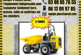 Location outil Dumper Thermique près de Schweighouse-sur-Moder