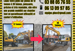 Location outil Mini pelle près de Schweighouse-sur-Moder