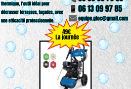 Location outil Nettoyeur haute pression Thermique Scheppach près de Schweighouse-sur-Moder