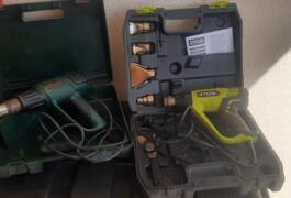Location outil 🔥 pack 2 décapeurs thermiques (bosch + ryobi) – idéal rénovation & covering auto près de Saint-Zacharie