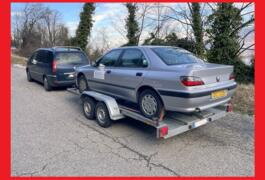 Location outil Remorque porte voiture Plus de 750kg près de Beauchamp