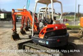 Location outil Mini pelle Avec Livraison Kubota près de Préchacq-les-Bains