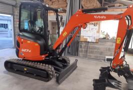 Location outil Mini pelle Avec conducteur Kubota près de Saint-Julien-en-Genevois