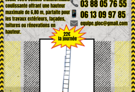 Location outil Échelle Coulissante près de Schweighouse-sur-Moder