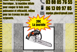 Location outil Tronçonneuse Thermique Stihl près de Schweighouse-sur-Moder