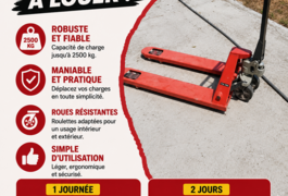 Location outil Transpalette Manuel près de Roanne