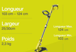 Location outil Coupe bordure Électrique Ryobi près de Saint-Germain-du-Puch