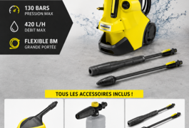 Location outil Nettoyeur haute pression Électrique Karcher près de Blois