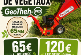 Location outil Broyeur de végetaux Thermique près de Mayet