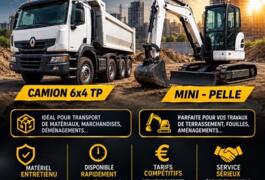 Location outil Mini pelle Avec Livraison Kubota près de Lutterbach