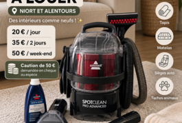 Location outil Shampouineuse Bissell près de Niort