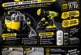Location outil Shampouineuse Karcher près de Ajaccio